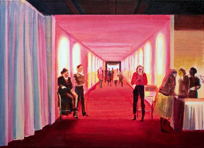 Verena Landau: wound up/art fair. 2011. 40 x 55 cm